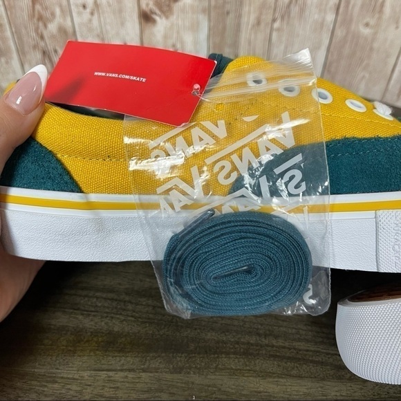 Vans Era Pro Prime Atlantic/Gold Sneaker Size 8.5 Women - Picture 9 of 10